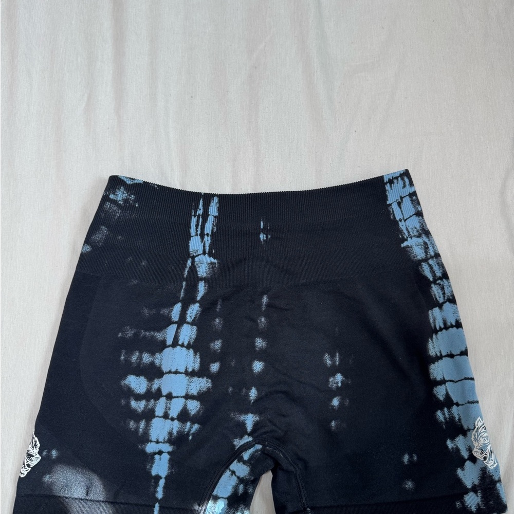 Darc Sport Black and Blue Athletic Shorts